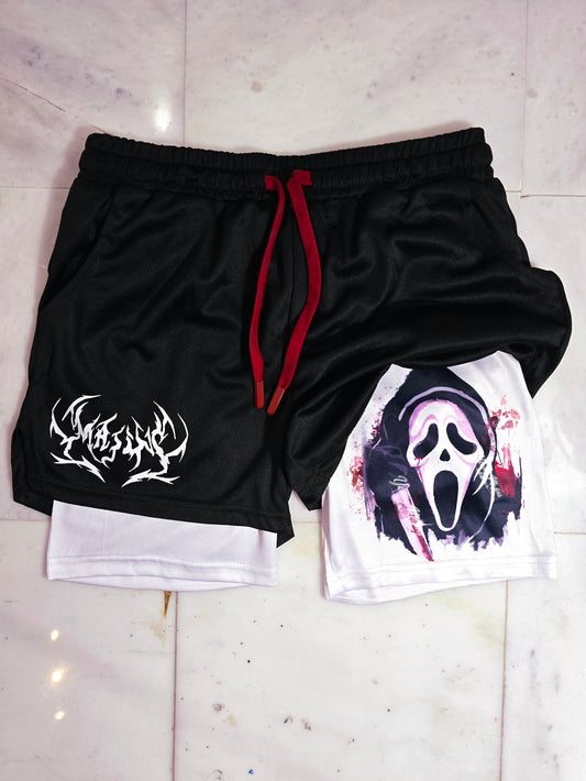 Killer Ghost Face " Gym Shorts