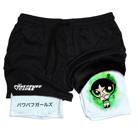 Buttercup "PowerPuff" Gym Shorts
