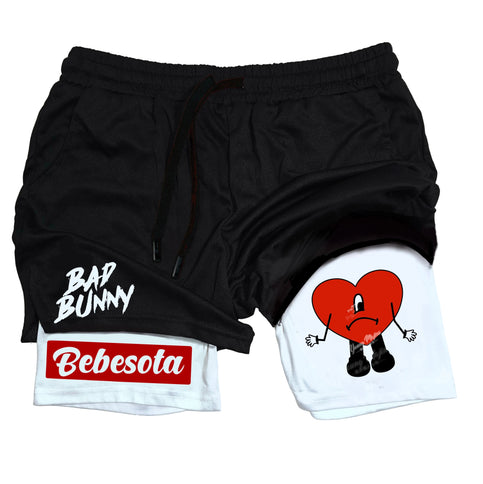 Bad Bunny Bebesota " Gym Shorts