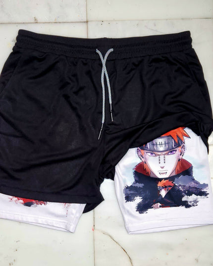 Leaf vs Rain "Anime × Gym" Shorts