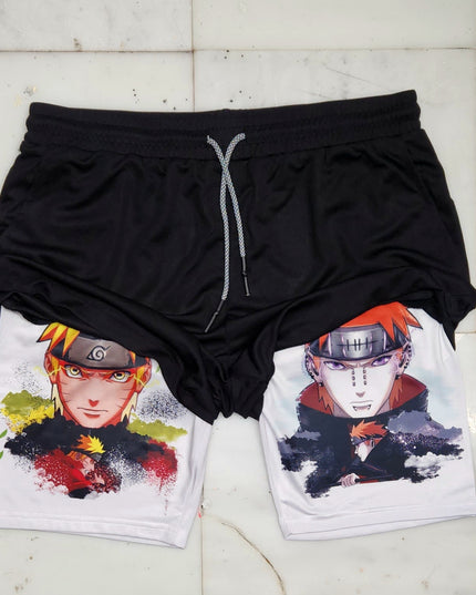 Leaf vs Rain "Anime × Gym" Shorts