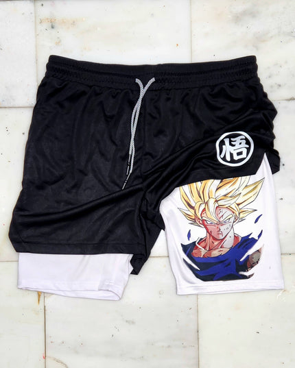 Ss Goku "Anime × Gym" Shorts